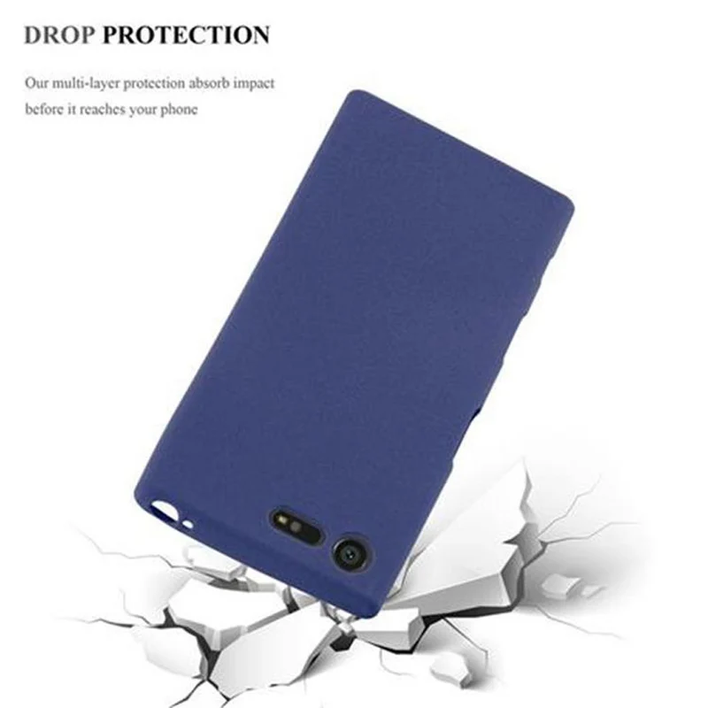Cadorabo Hülle kompatibel mit Sony Xperia X COMPACT Schutzhülle aus flexiblem TPU Silikon