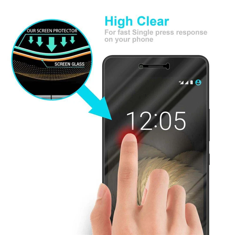 Cadorabo Panzer Folie kompatibel mit BQ Aquaris U PLUS - Schutzfolie Gehärtetes (Tempered) Display-Schutzglas in 9H Härte mit 3D Touch Kompatibilität