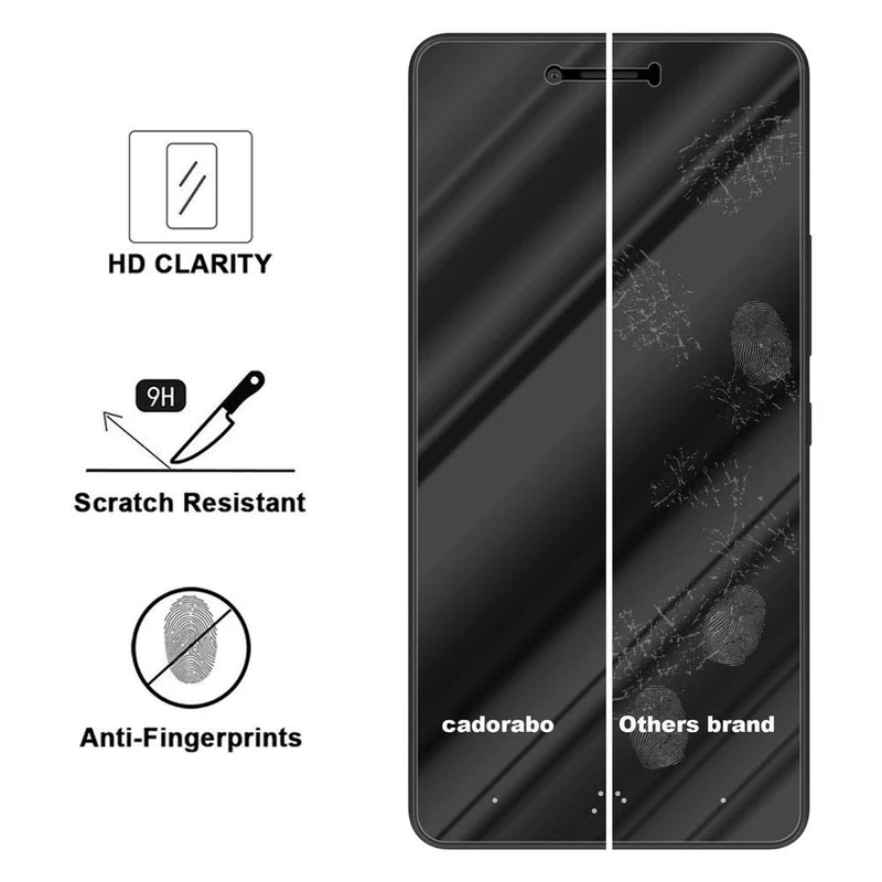 Cadorabo Panzer Folie kompatibel mit BQ Aquaris U PLUS - Schutzfolie Gehärtetes (Tempered) Display-Schutzglas in 9H Härte mit 3D Touch Kompatibilität