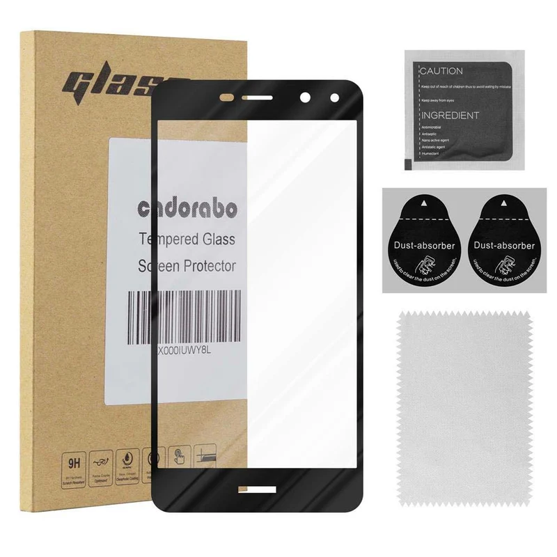 Cadorabo Vollbild Panzer Folie kompatibel mit Huawei Y5 2017 / Y6 2017 - Schutzfolie Gehärtetes (Tempered) Display-Schutzglas in 9H Härte mit 3D Touch