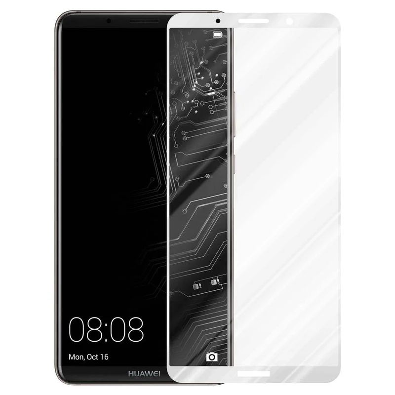 Cadorabo Vollbild Panzer Folie kompatibel mit Huawei MATE 10 PRO - Schutzfolie Gehärtetes (Tempered) Display-Schutzglas in 9H Härte mit 3D Touch