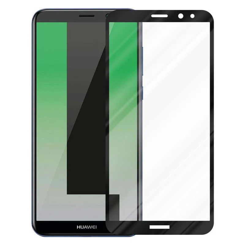 Cadorabo Vollbild Panzer Folie kompatibel mit Huawei MATE 10 LITE - Schutzfolie Gehärtetes (Tempered) Display-Schutzglas in 9H Härte mit 3D Touch