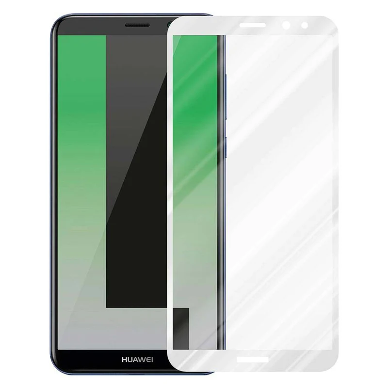 Cadorabo Vollbild Panzer Folie kompatibel mit Huawei MATE 10 LITE - Schutzfolie Gehärtetes (Tempered) Display-Schutzglas in 9H Härte mit 3D Touch