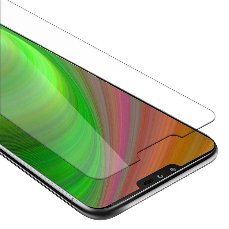 Cadorabo Panzer Folie kompatibel mit LG V40 - Schutzfolie Gehärtetes (Tempered) Display-Schutzglas in 9H Härte mit 3D Touch Kompatibilität