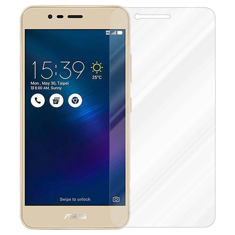 Cadorabo Panzer Folie kompatibel mit Asus ZenFone 3 MAX (5.2 Zoll) - Schutzfolie Gehärtetes (Tempered) Display-Schutzglas in 9H Härte mit 3D Touch Kompatibilität