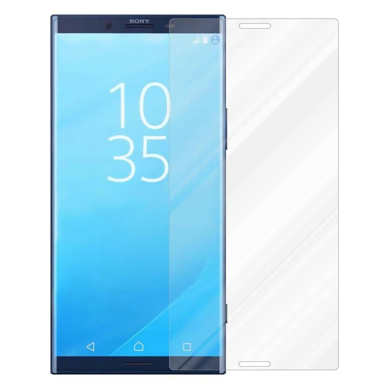 Cadorabo Panzer Folie kompatibel mit Sony Xperia XZ PRO - Schutzfolie Gehärtetes (Tempered) Display-Schutzglas in 9H Härte mit 3D Touch Kompatibilität