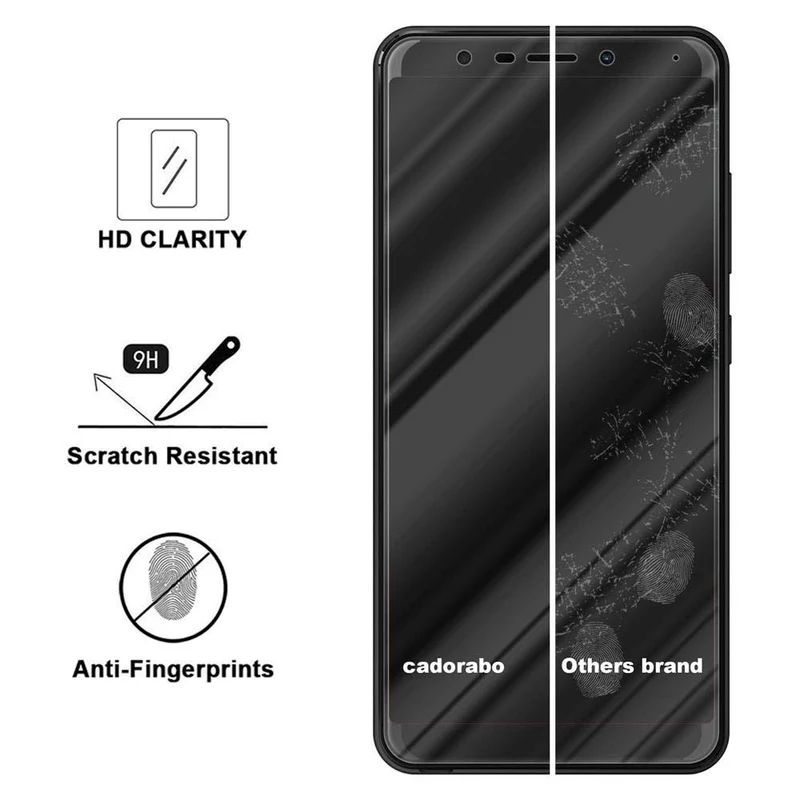 Cadorabo Panzer Folie kompatibel mit WIKO VIEW GO - Schutzfolie Gehärtetes (Tempered) Display-Schutzglas in 9H Härte mit 3D Touch Kompatibilität