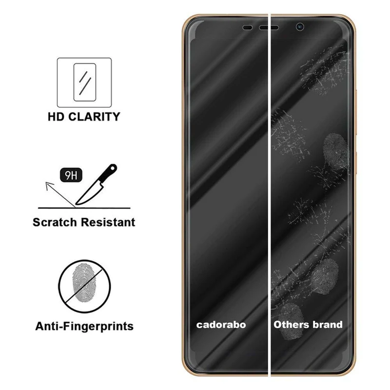 Cadorabo Panzer Folie kompatibel mit WIKO VIEW MAX - Schutzfolie Gehärtetes (Tempered) Display-Schutzglas in 9H Härte mit 3D Touch Kompatibilität