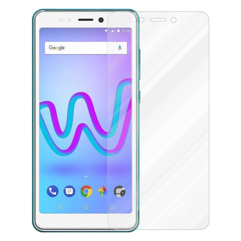 Cadorabo Panzer Folie kompatibel mit WIKO JERRY 3 - Schutzfolie Gehärtetes (Tempered) Display-Schutzglas in 9H Härte mit 3D Touch Kompatibilität