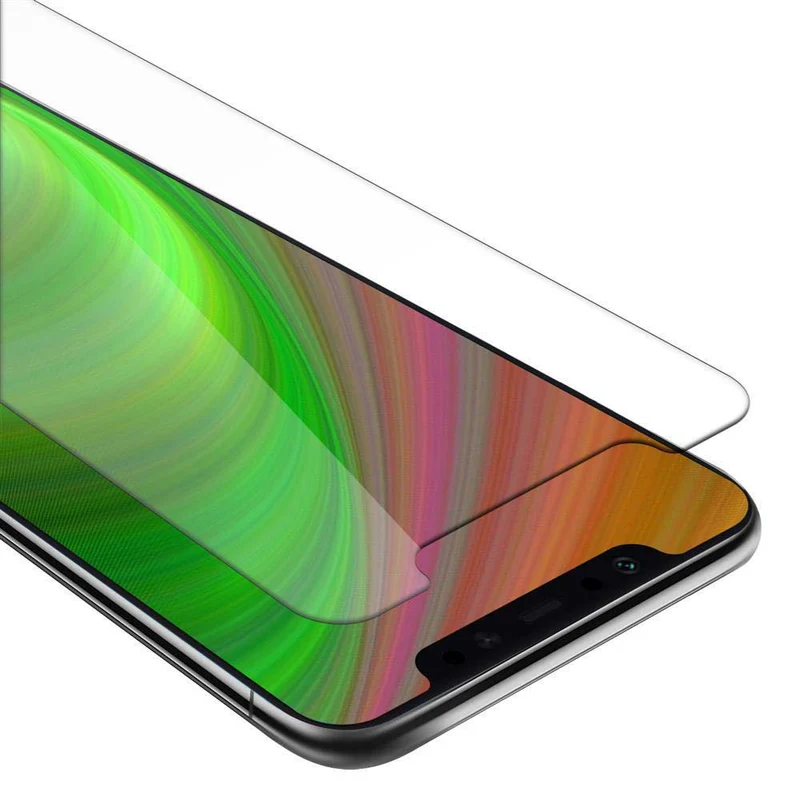 Cadorabo Panzer Folie kompatibel mit Xiaomi Mi 8 - Schutzfolie Gehärtetes (Tempered) Display-Schutzglas in 9H Härte mit 3D Touch Kompatibilität