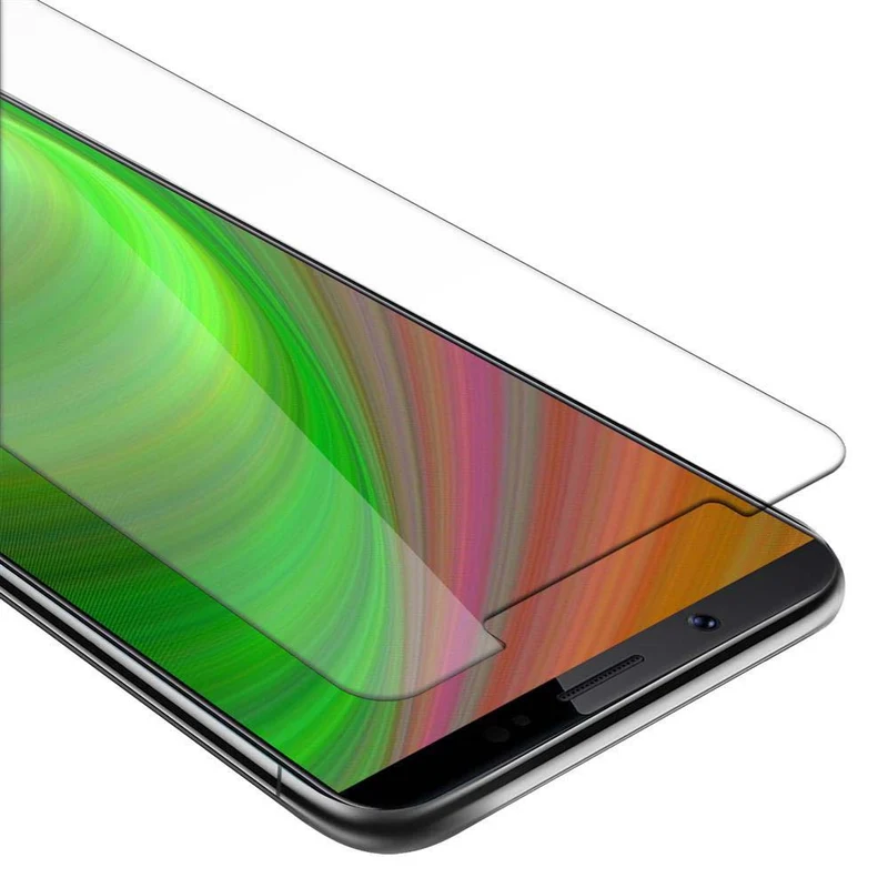 Cadorabo Panzer Folie kompatibel mit Vivo V7 PLUS - Schutzfolie Gehärtetes (Tempered) Display-Schutzglas in 9H Härte mit 3D Touch Kompatibilität