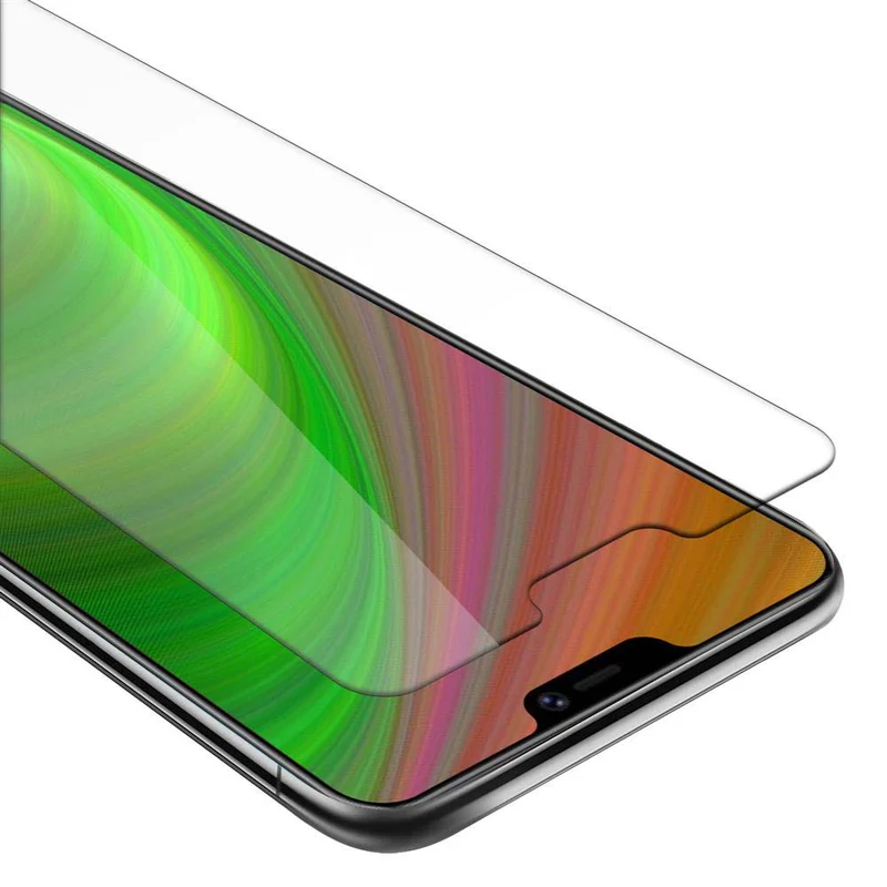 Cadorabo Panzer Folie kompatibel mit Vivo V9 - Schutzfolie Gehärtetes (Tempered) Display-Schutzglas in 9H Härte mit 3D Touch Kompatibilität