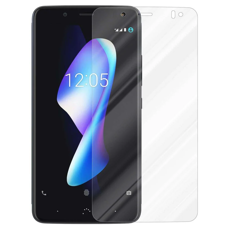 Cadorabo Panzer Folie kompatibel mit BQ Aquaris V / VS PLUS - Schutzfolie Gehärtetes (Tempered) Display-Schutzglas in 9H Härte mit 3D Touch Kompatibilität