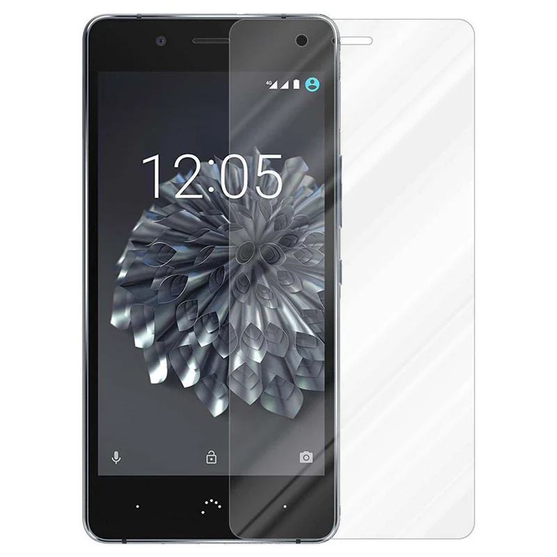 Cadorabo Panzer Folie kompatibel mit BQ Aquaris X5 - Schutzfolie Gehärtetes (Tempered) Display-Schutzglas in 9H Härte mit 3D Touch Kompatibilität