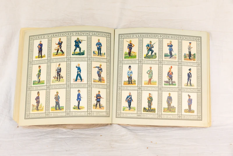 Stickeralbum "Uniformen der Alten Armee".