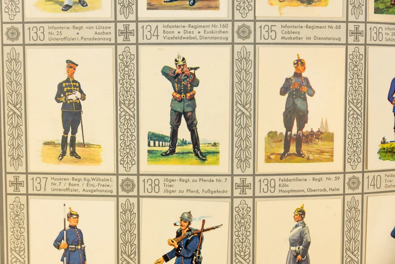 Stickeralbum "Uniformen der Alten Armee".