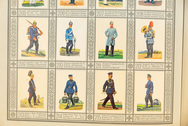 Stickeralbum "Uniformen der Alten Armee".