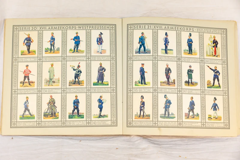 Stickeralbum "Uniformen der Alten Armee".