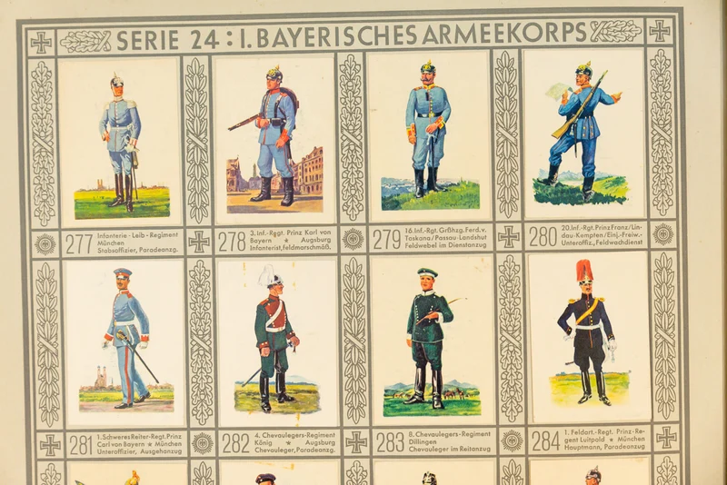 Stickeralbum "Uniformen der Alten Armee".
