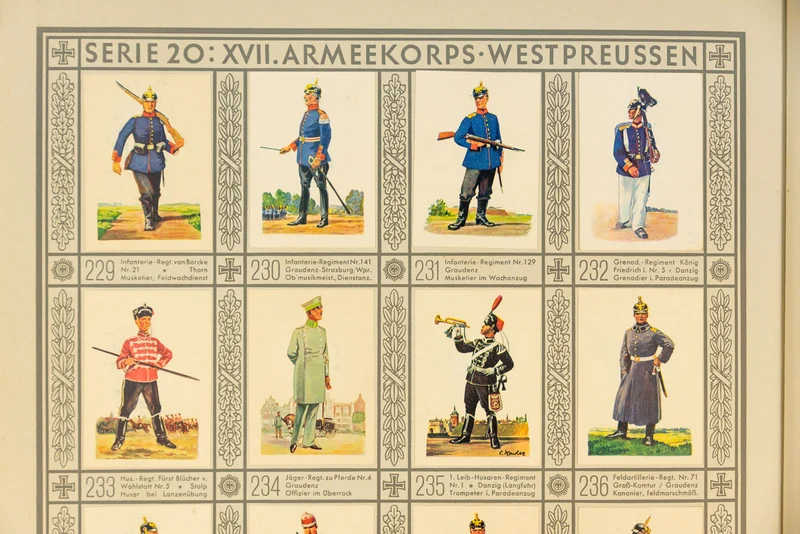 Stickeralbum "Uniformen der Alten Armee".