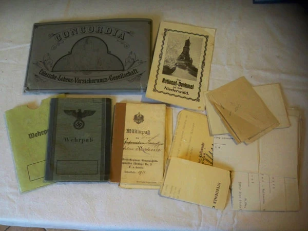 Konvolut WW1 und WW2 Einzelperson