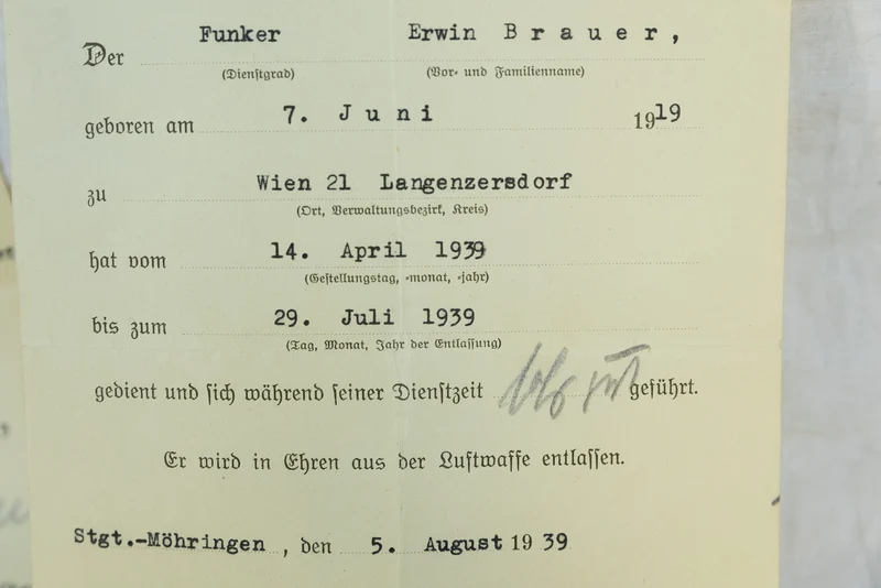Konvolut WW2 Getriebe mit 16 Dokumenten