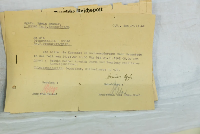 Konvolut WW2 Getriebe mit 16 Dokumenten