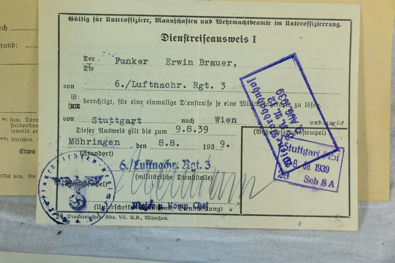 Konvolut WW2 Getriebe mit 16 Dokumenten