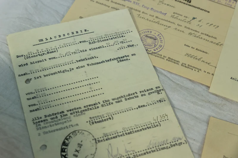Konvolut WW2 Getriebe mit 16 Dokumenten