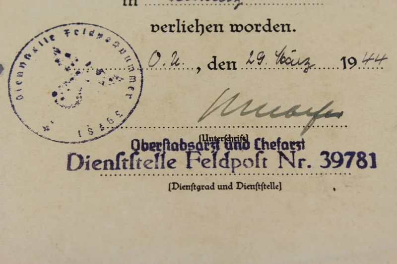 III^ Klasse Wundzertifikat