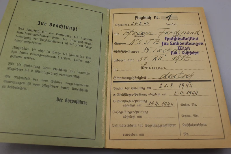 Flugbuch NSFK