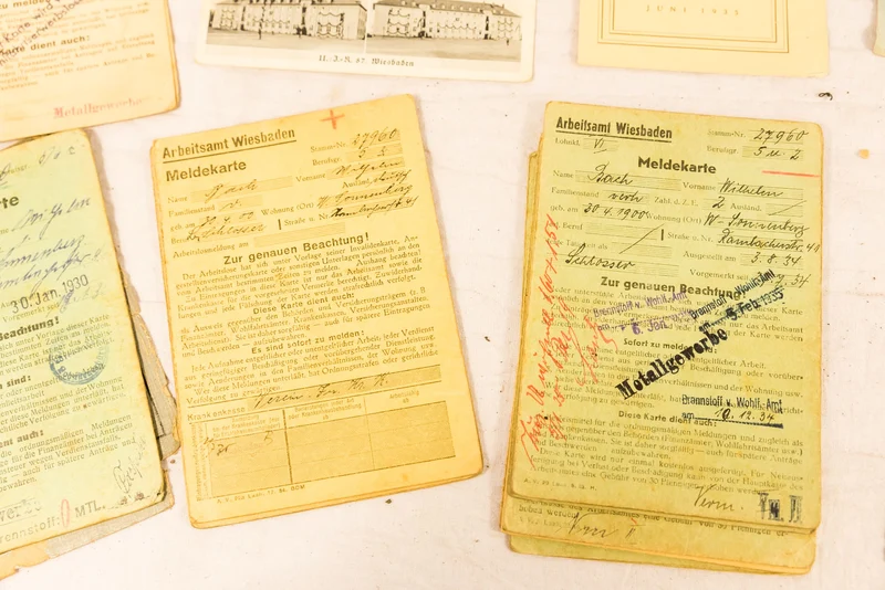 Konvolut Luftschutz mit Wehrpass