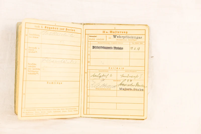 Konvolut Luftschutz mit Wehrpass