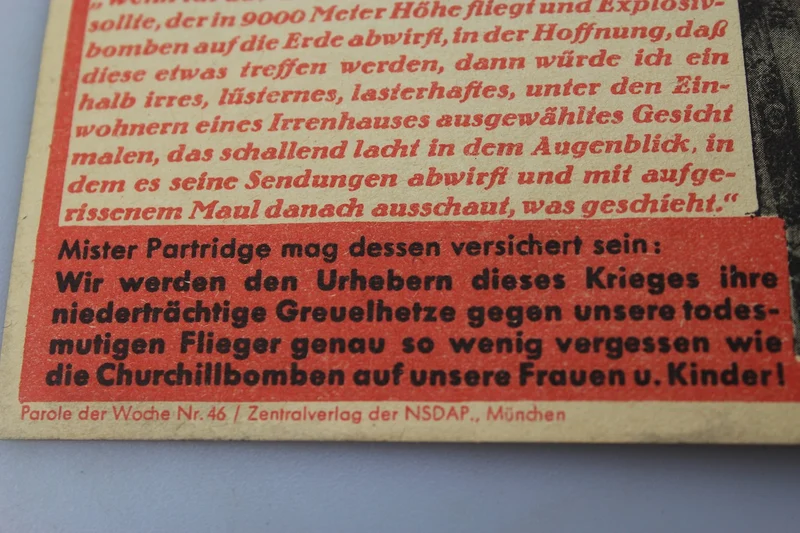 11 antizionistische Propagandaflugblätter der NSDAP