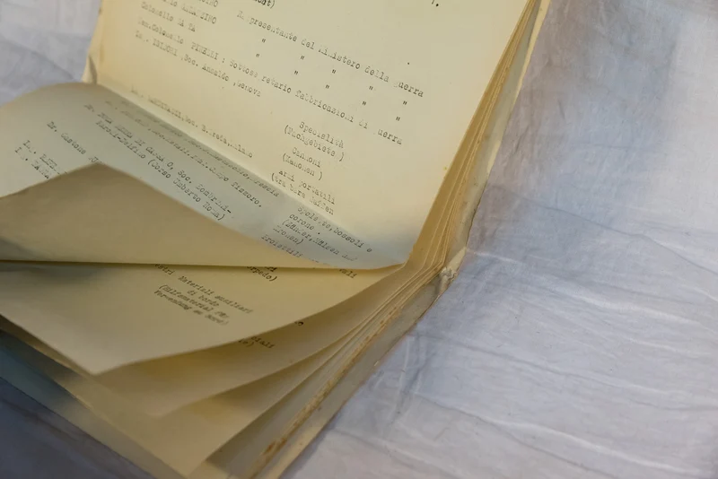 Konvolut Italienisch/Deutsche technische Kommissionsreise nach Italien 6. Februar 1941
