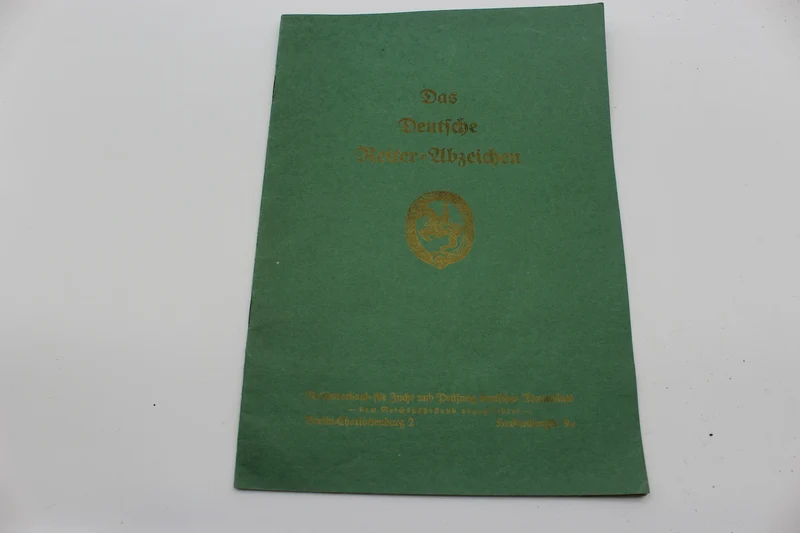 Urkunde „Das Deutsche Reiter-Abzeichen“.