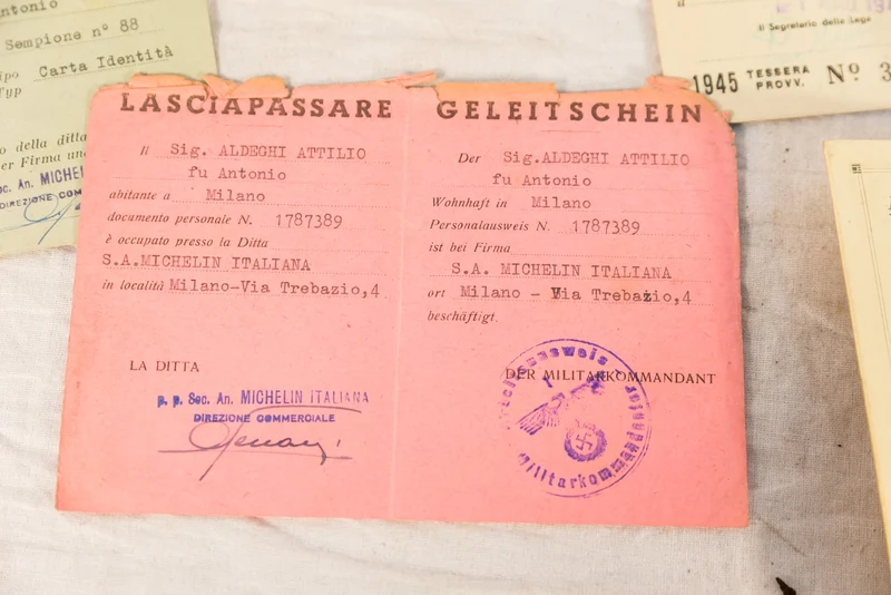 Konvolut RSI zweisprachige Einzelperson 1940-1945