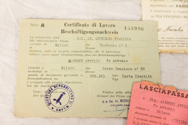 Konvolut RSI zweisprachige Einzelperson 1940-1945