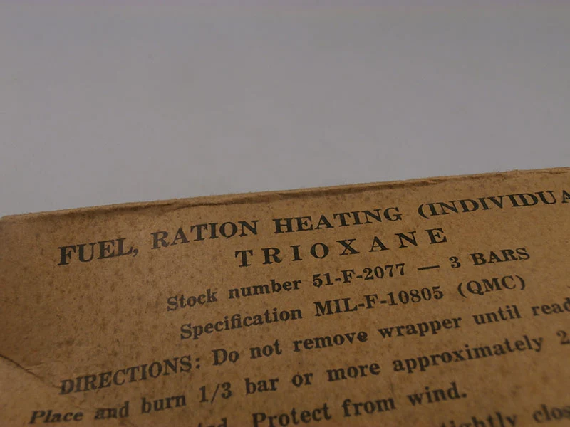 GI Trioxan-Heizstäbe WW2