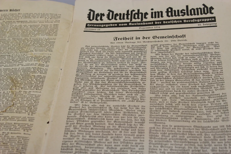 „Der Deutsche im Ausland“ 12/1934
