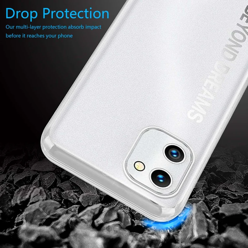 Cadorabo Hülle kompatibel mit Umidigi F3 (4G / 5G) / F3S / F3 SE Schutzhülle aus flexiblem TPU Silikon