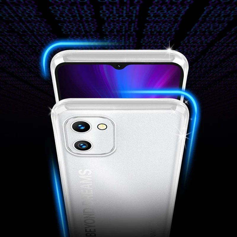 Cadorabo Hülle kompatibel mit Umidigi F3 (4G / 5G) / F3S / F3 SE Schutzhülle aus flexiblem TPU Silikon
