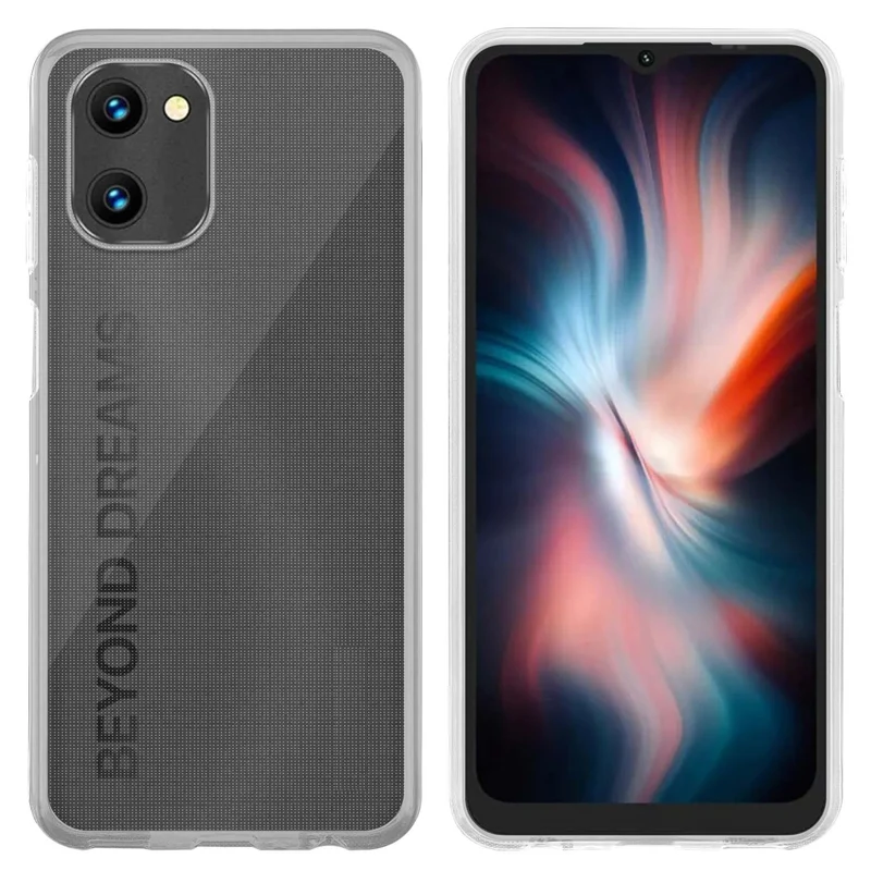 Cadorabo Hülle kompatibel mit Umidigi C1 / C1 MAX Schutzhülle aus flexiblem TPU Silikon