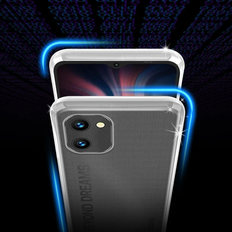 Cadorabo Hülle kompatibel mit Umidigi C1 / C1 MAX Schutzhülle aus flexiblem TPU Silikon