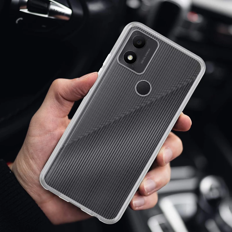 Cadorabo Hülle kompatibel mit TCL 305i Schutzhülle aus flexiblem TPU Silikon