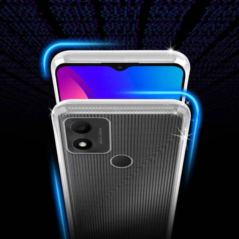 Cadorabo Hülle kompatibel mit TCL 305i Schutzhülle aus flexiblem TPU Silikon