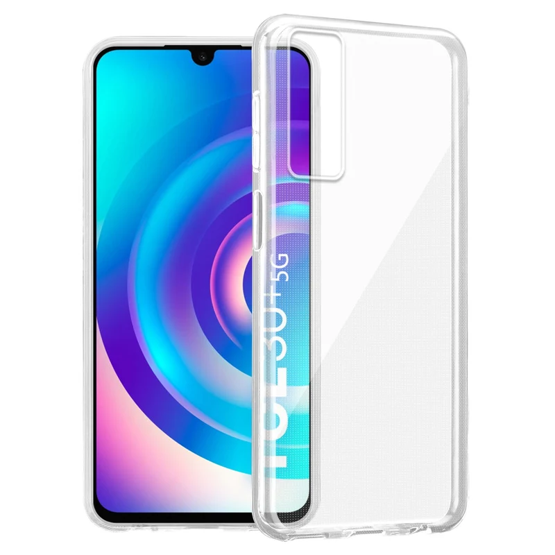 Cadorabo Hülle kompatibel mit TCL 30 (4G / 5G) / 30+ Schutzhülle aus flexiblem TPU Silikon