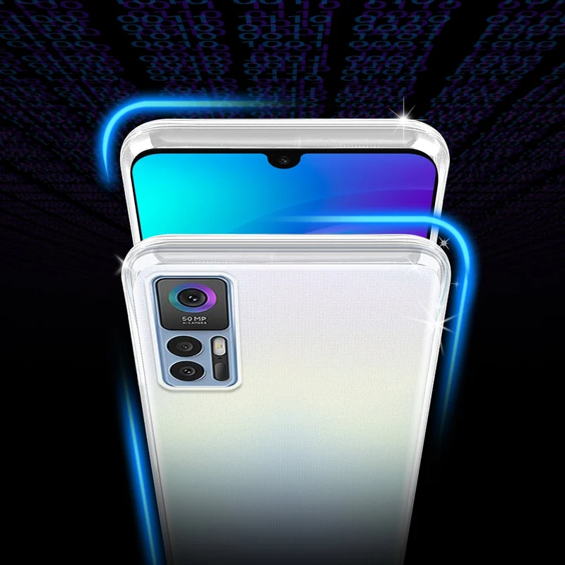 Cadorabo Hülle kompatibel mit TCL 30 (4G / 5G) / 30+ Schutzhülle aus flexiblem TPU Silikon
