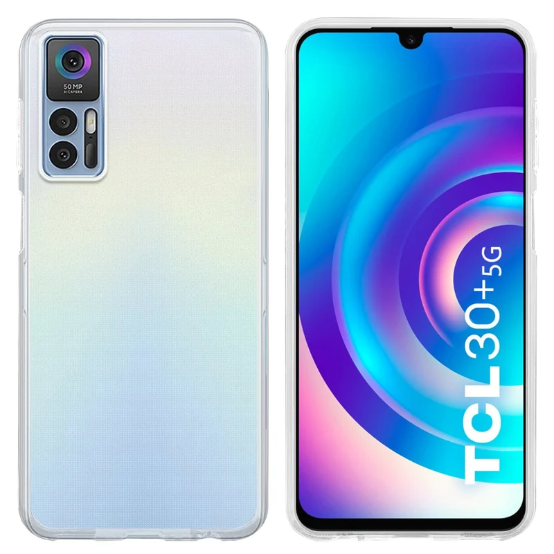 Cadorabo Hülle kompatibel mit TCL 30 (4G / 5G) / 30+ Schutzhülle aus flexiblem TPU Silikon