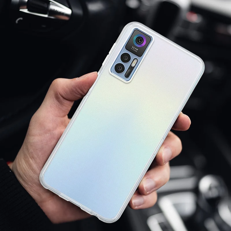 Cadorabo Hülle kompatibel mit TCL 30 (4G / 5G) / 30+ Schutzhülle aus flexiblem TPU Silikon